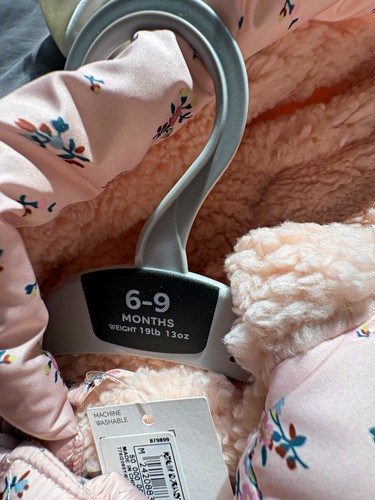 Girls pink floral hooded - girls,