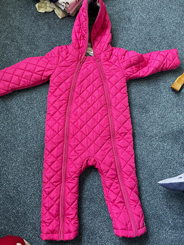 Joules pink quilted hooded - joules,