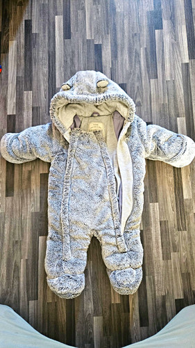 George baby grey hooded faux - hooded,