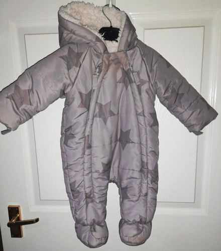 George baby grey star - george, snowsuit