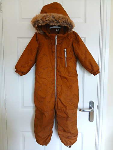 Brown bear print - brown,