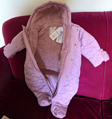 Stormwear pink quilted - m&s,