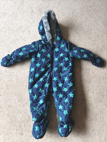 Baby hooded snowsuit - baby,