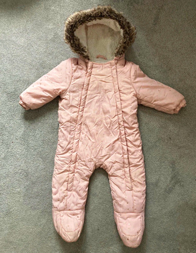 Baby pink star hooded - star,