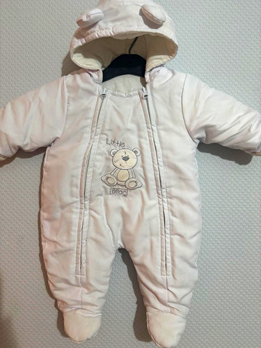 White padded hooded - hooded, baby