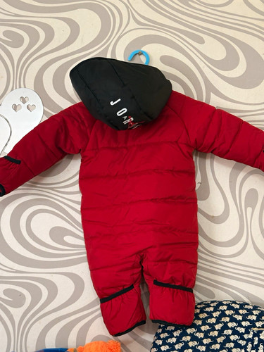 Jordan baby red black hooded - jordan,