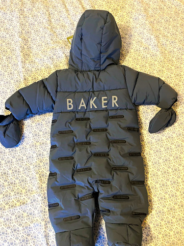Ted baker navy puffer snowsuit - baker,