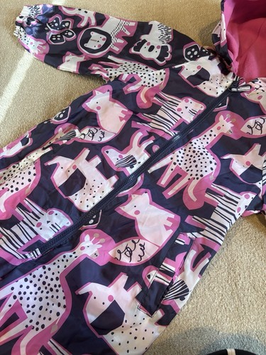 Girls animal puddlesuit - animal,