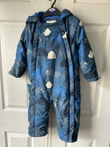 Dinosaur patterened snowsuit - patterened,