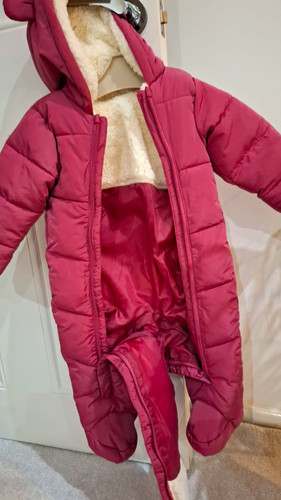 Pink hooded padded - padded, lined