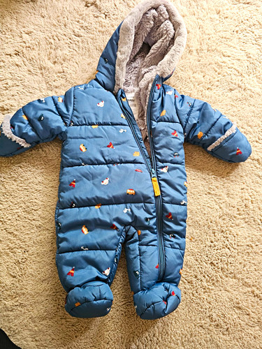 Nutmeg blue quilted hooded - nutmeg,