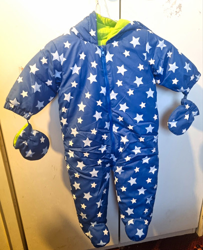 Blue star hooded lined - blue,