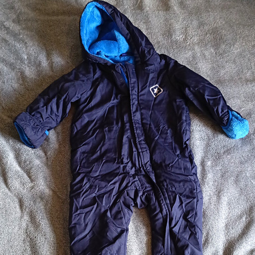 Lupilu baby navy hooded fleece - navy,
