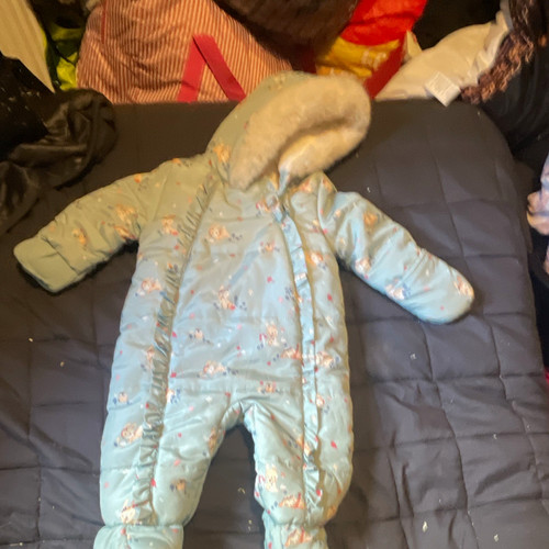 George baby unisex blue hooded - baby,