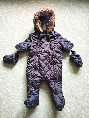 Unisex baby blue quilted - blue,