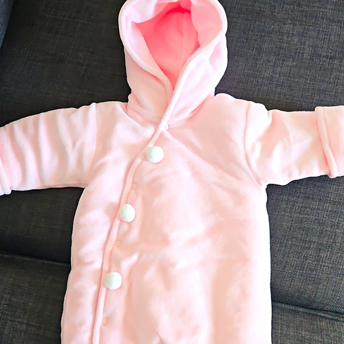 Little nosh pink hooded - little,