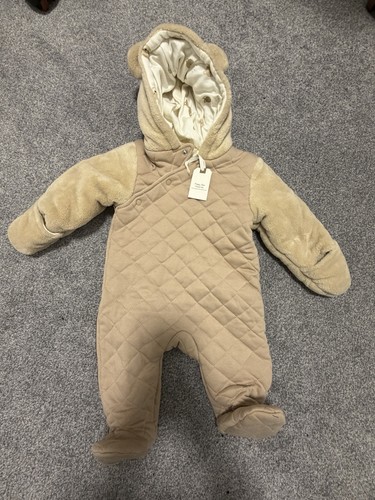First wish baby quilted teddy - first,