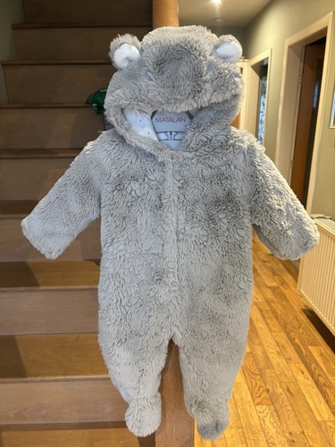 Grey faux fur baby - faux, pram