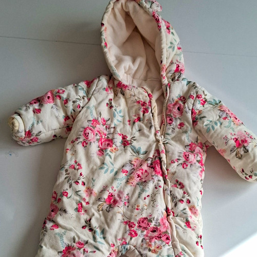 Next baby girls floral - girls, hooded