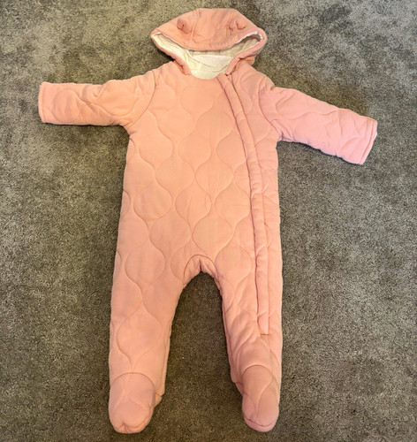 George pink hooded - george, quilted