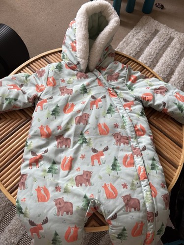 Baby forest themed snowsuit - tu,