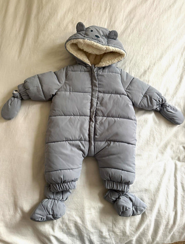 Zara baby grey puffer - grey,