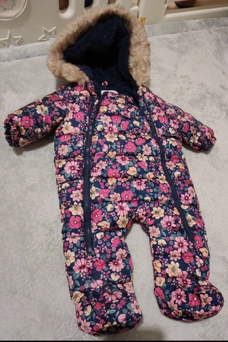 Girls snowsuit 3m - snowsuit,