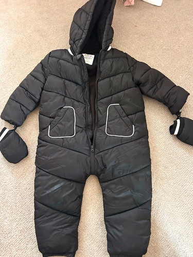 Fred flo black hooded padded - fred,