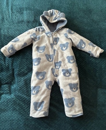 Snowsuit fleece with mittens - fleece,