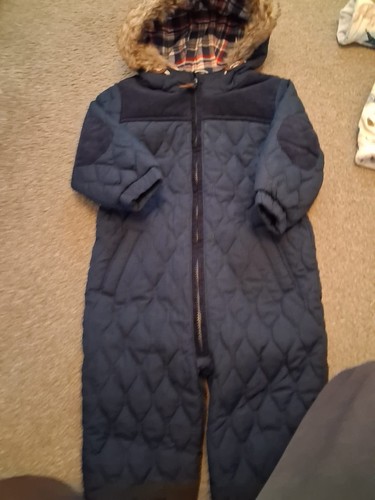 Navy blue snow suit 18 - blue,