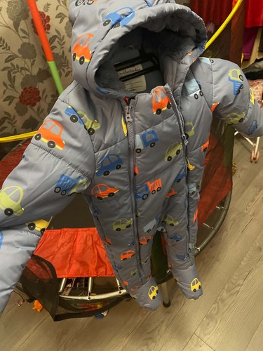 Boys snow suit - car, design