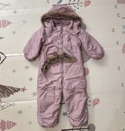 Snowsuit and hat 98cm - snowsuit,